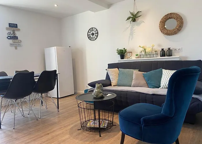 La Vie Est Belle - Centre D'arromanches, Terrasse Apartmán